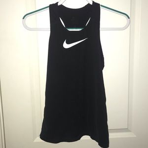 Girls Nike Tank Top (Black)